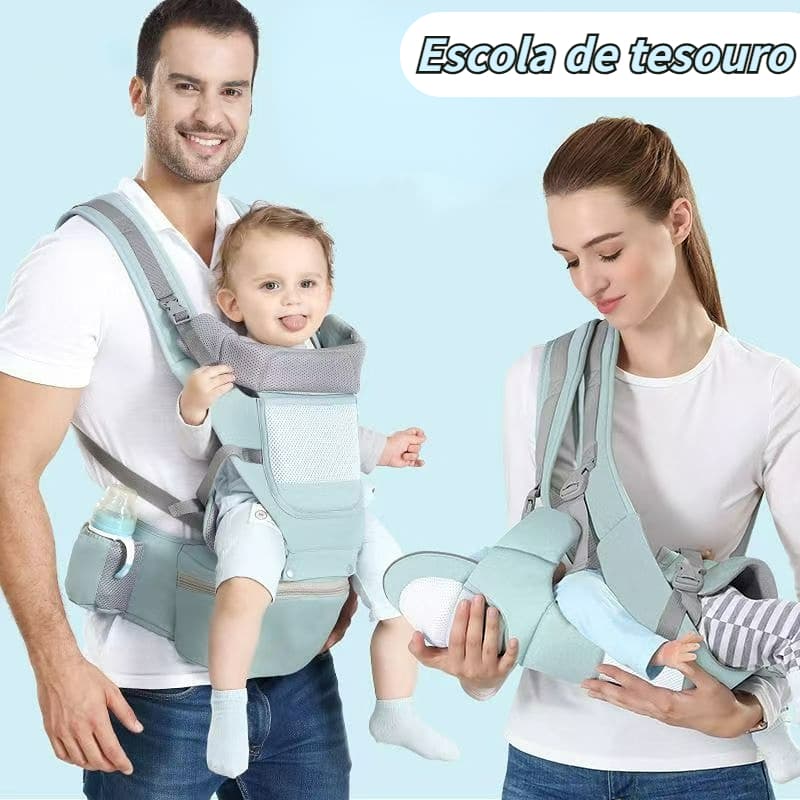 Canguru Para Bebê Ergonômico Com Assento