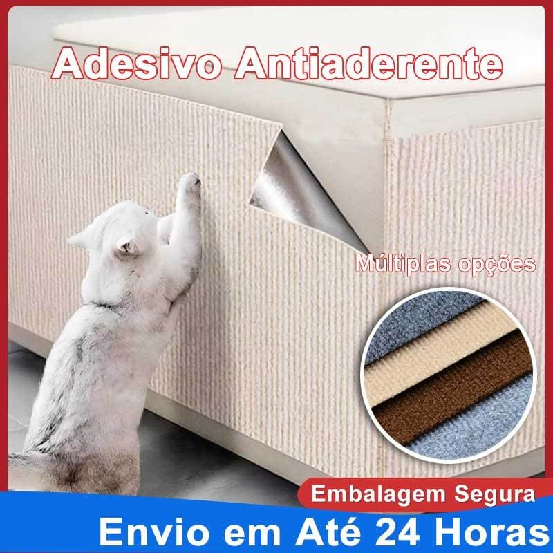 Arranhador Adesivo Grande Premium para Gatos Protetor de Sofá e Cama Box