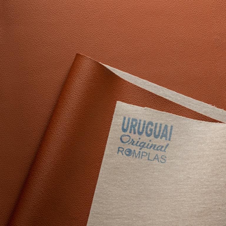 Courvin Uruguai Auto Vinil Terracota Couro Sintético Tapeçaria Automotivo Sofá 1,4m X 1m