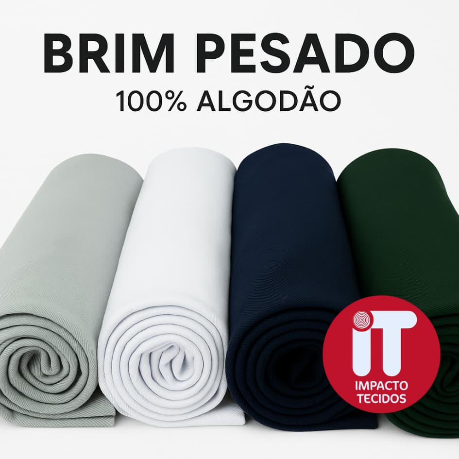 Tecido Brim Pesado 100% Algodão 1,60 Largura Brim Para Calça Uniforme Jaleco Artesanato Metro