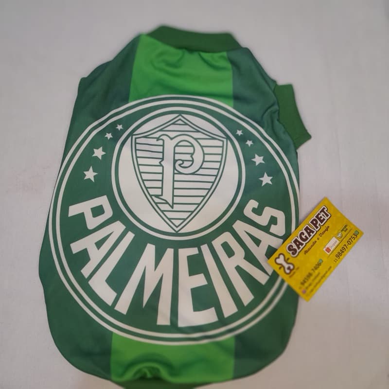 Roupinha de cachorro time de futebol palmeiras, para cães e gato pet