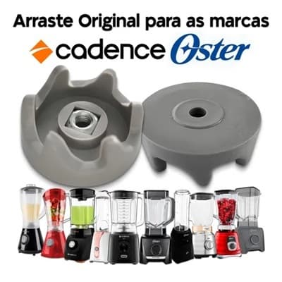02 Peças Arraste Acoplador Do Copo Para Liquidificador Oster e Cadence