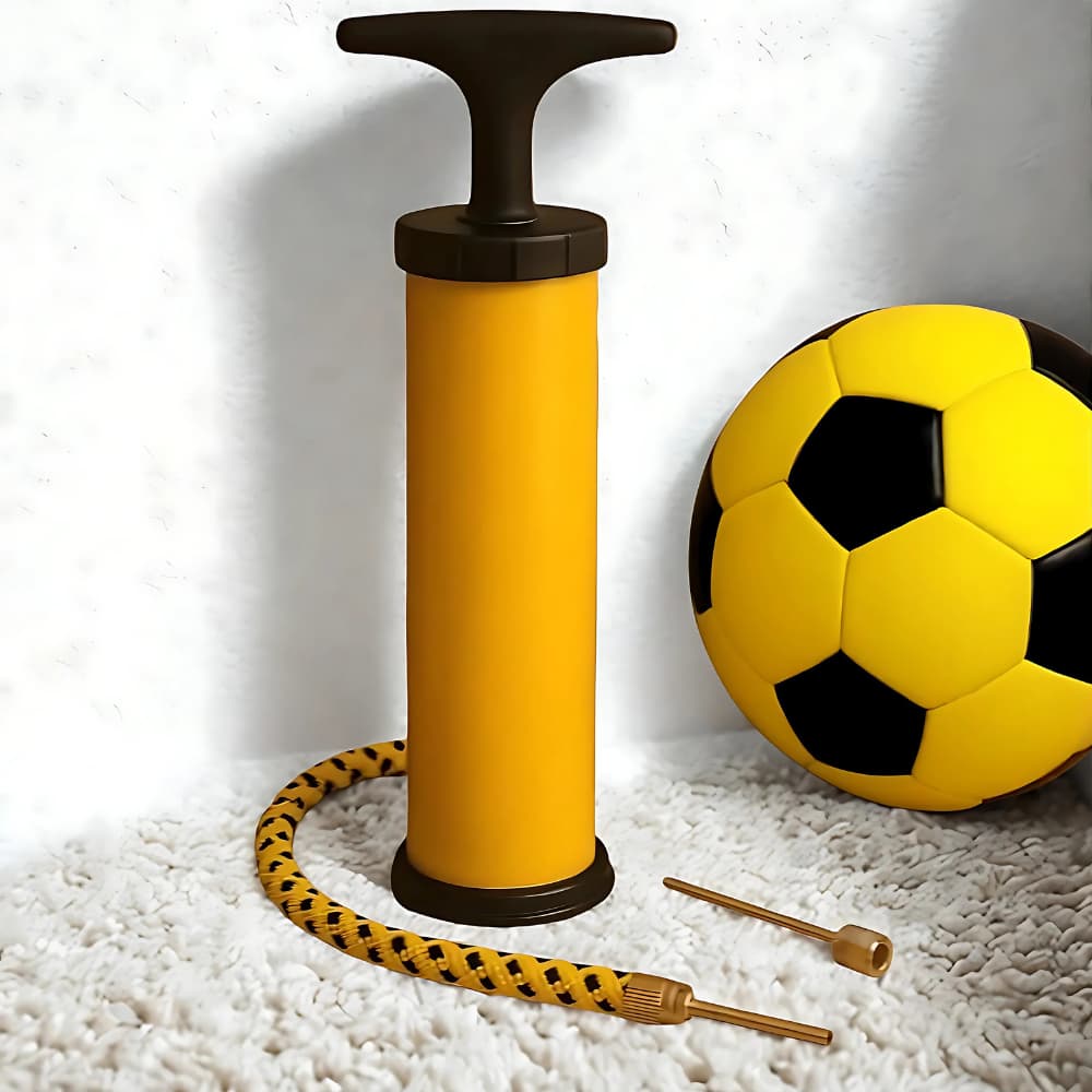 Bomba de Ar Compacta Portátil Multiuso com Bicos Futebol Vôlei Basquete Boias Infláveis Balões Boia