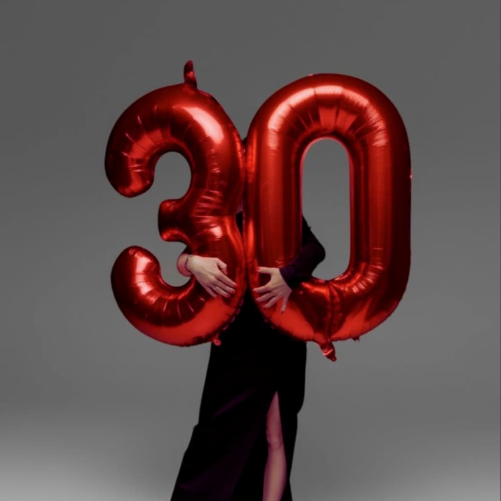 KIT COM 2 BALÕES 75CM BEXIGAS NÚMEROS GRANDES VERMELHO METALIZADO FESTA ANIVERSARIO DECORAÇÃO