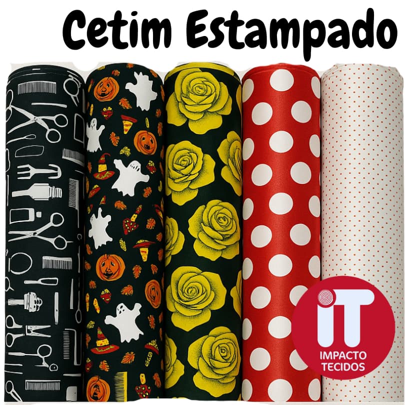 Cetim Charmousse Estampado 1 metro x 1,5 de Largura ( Padrão )