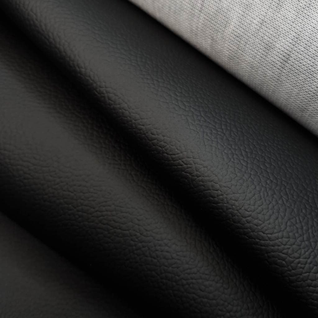 6 metros - Tecido Courvin Automotivo Uruguai Largura1,40m PRETO Couro Sintético