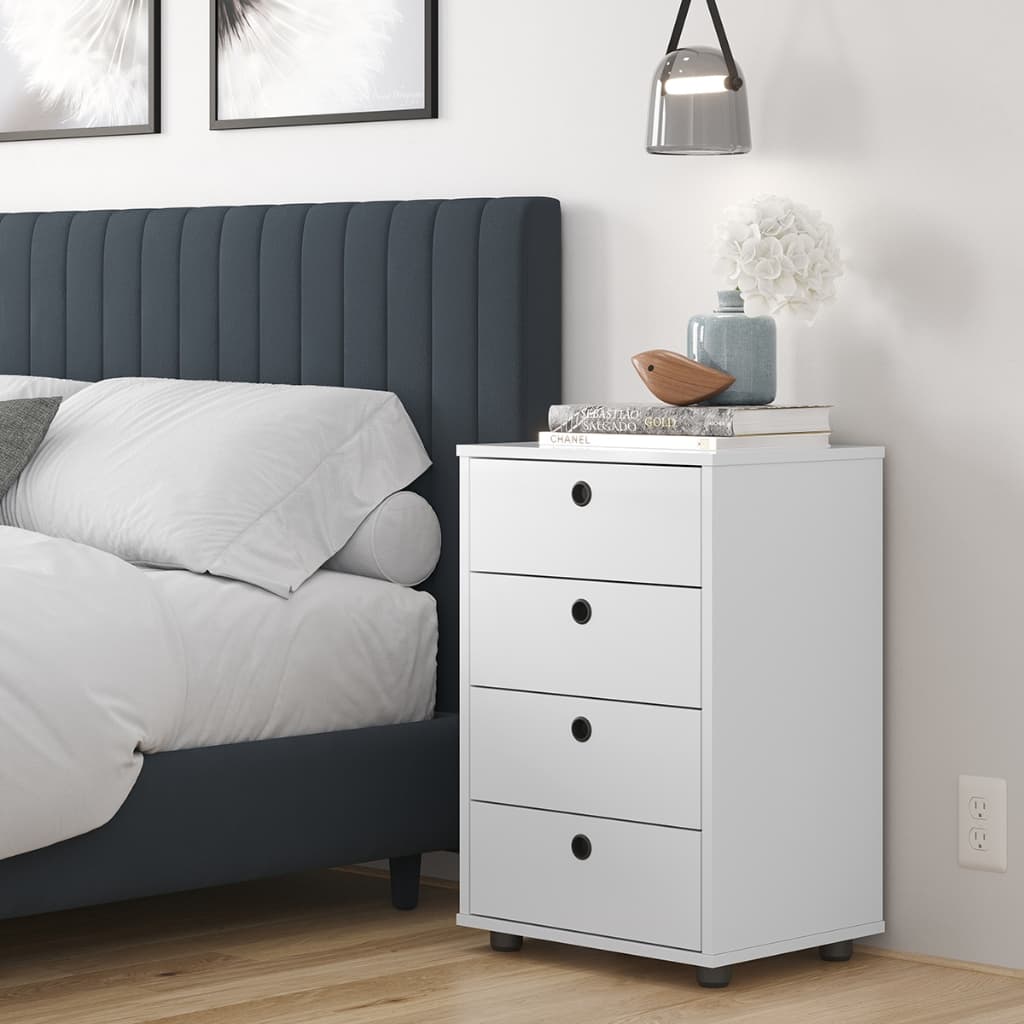 Mesa de Cabeceira Gaveteiro Multiuso Quarto Escritorio Classic