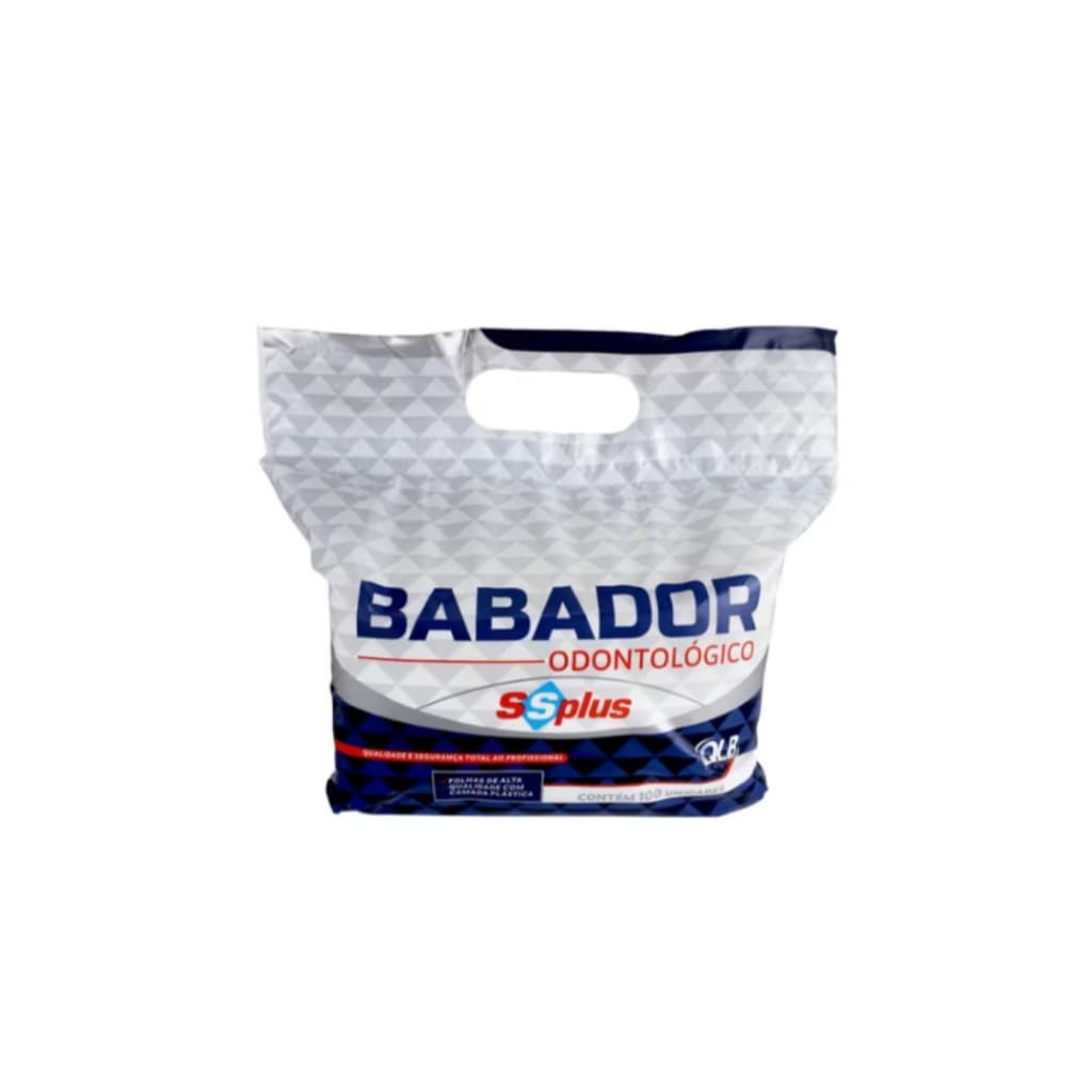 BABADOR ODONTOLOGICO SSPLUS 30X40CM  PCT 100 UNI..( CORES )