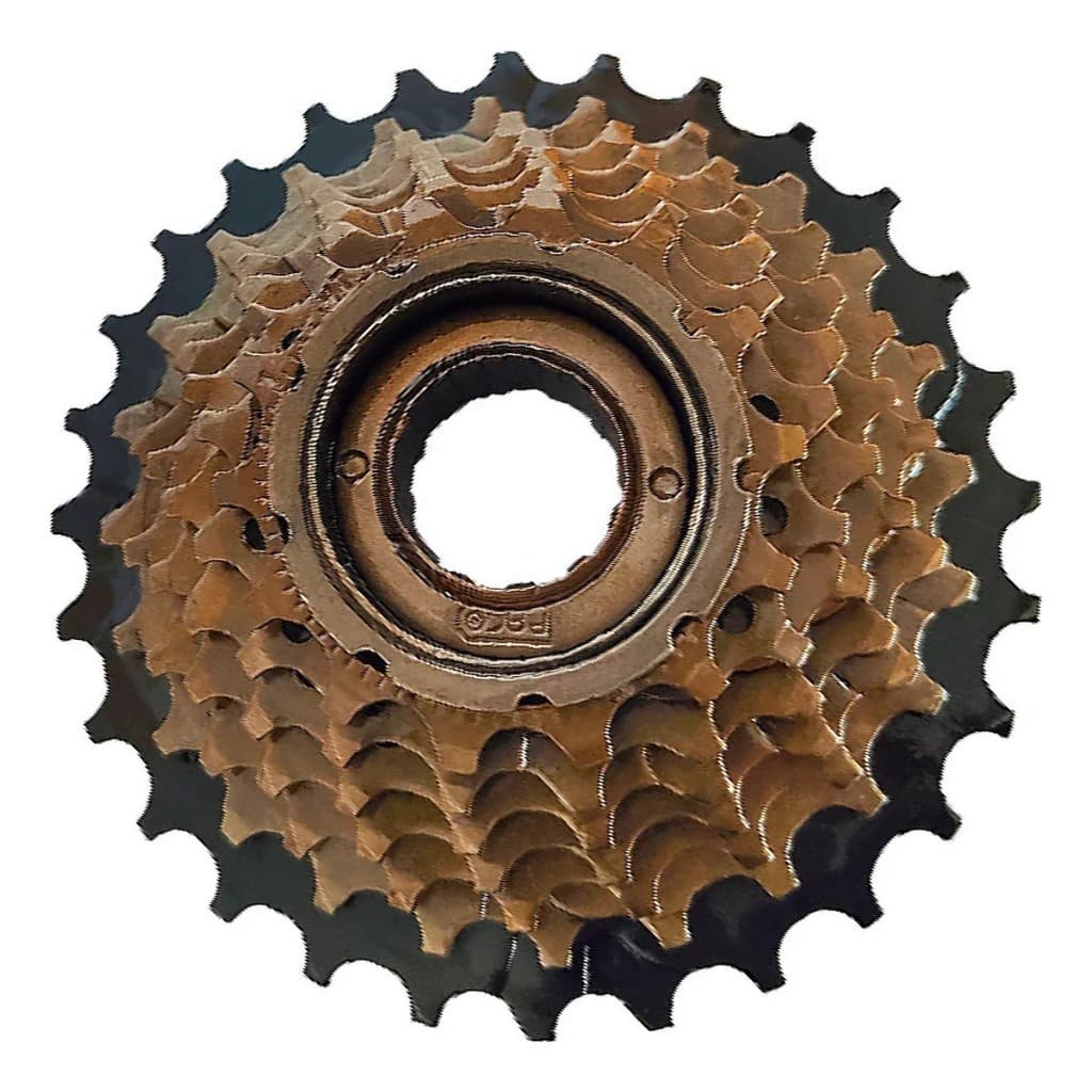 Catraca Roda Livre 7m Index 14/28 Dentes Dourada Ultima Pret PROMO!