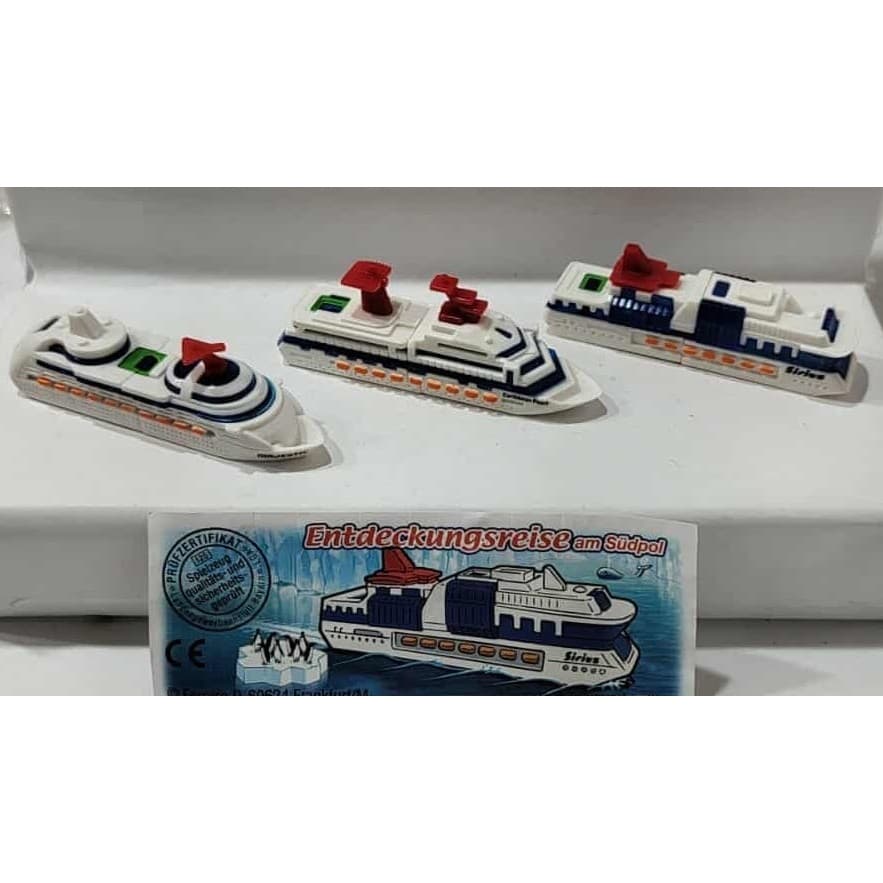 Kinder ovo - Coleção Completa - Passagierschiffe  ano 2002