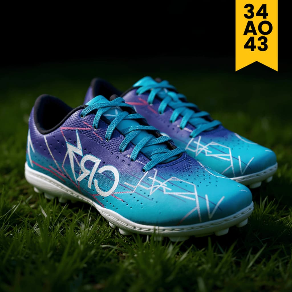 Chuteira de Futebol Society Cr7 Masculina Profissional Adulto Infantil Campo Futsal Lançamento