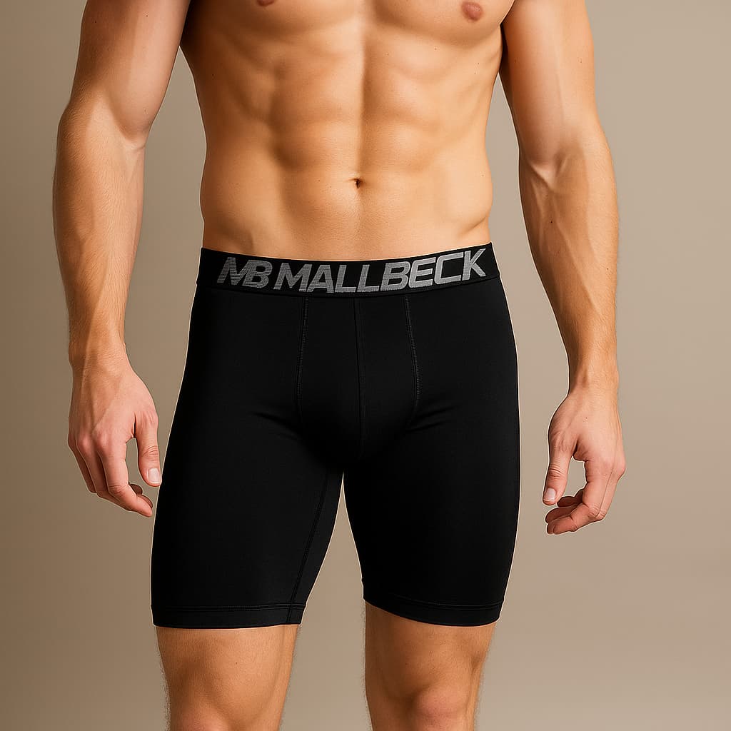 Kit 3 Cuecas Bermuda Térmica Long Leg Short Masculino Ciclista Adulto