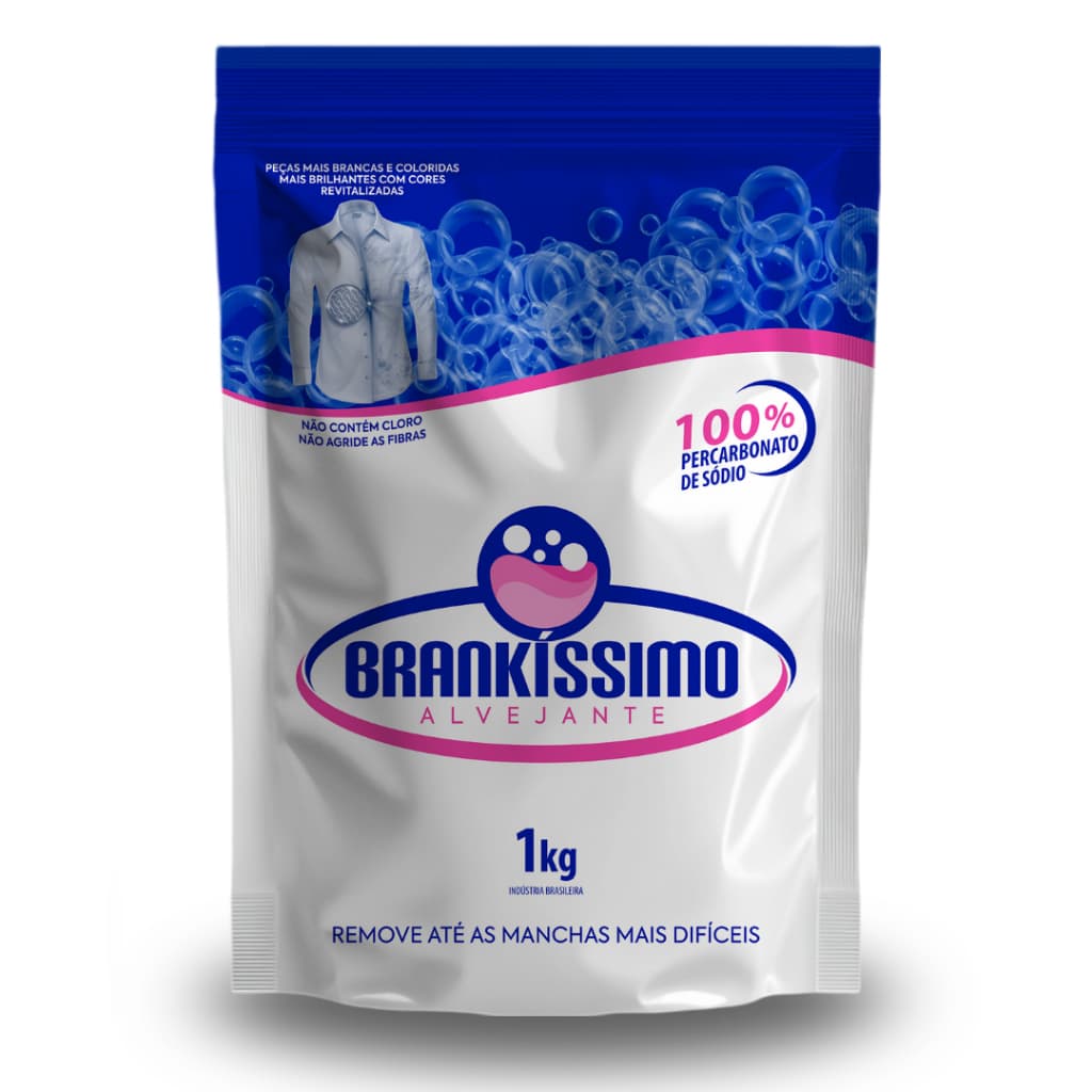 Percarbonato de Sódio Brakissimo 100% puro tira Manchas brancas e coloridas