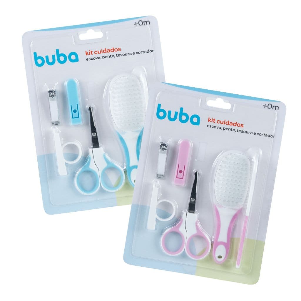 Kit De Higiene Cuidados Do Bebê 5 Peças 0m+ Buba