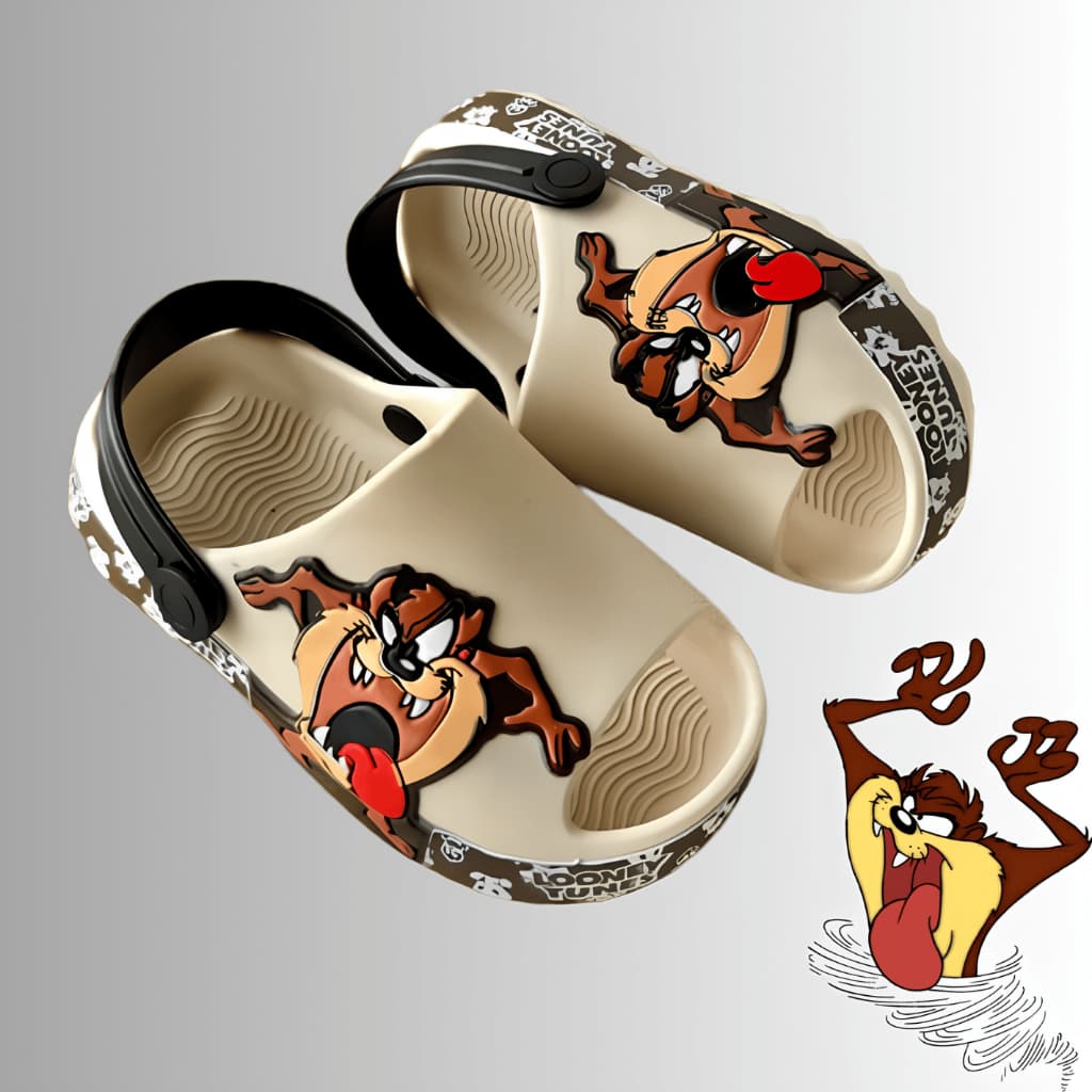 Sandália Babuche Personagem Menino bebê Escola Dia a Dia Antiderrapante Presente Lançamento