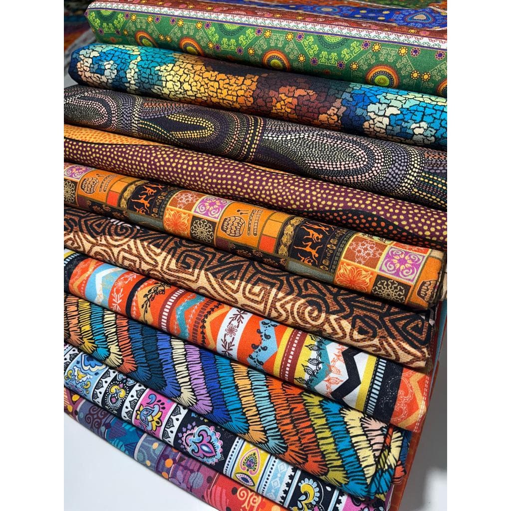 Tricoline digital 100% algodão africanos - 1,5m EXCLUSIVOS