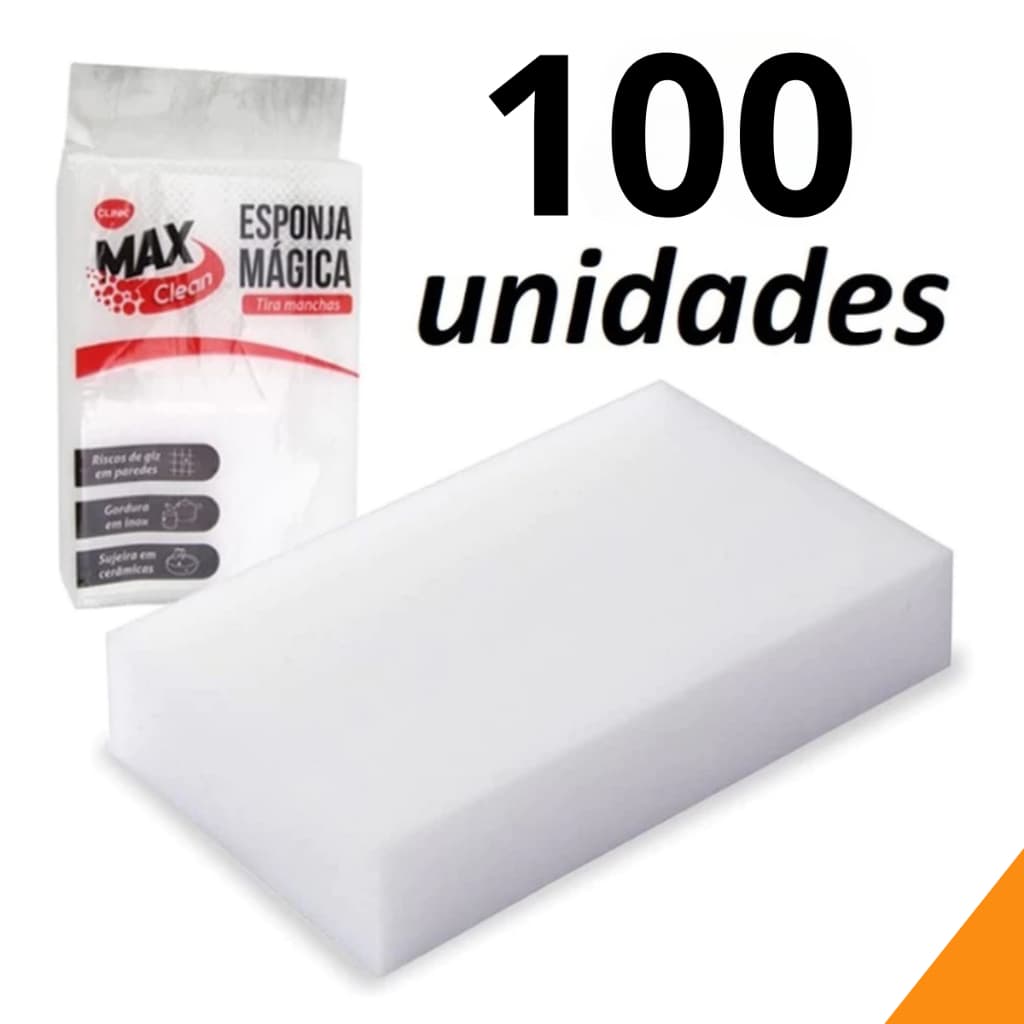 100 Pçs/lote Bucha Mágica Esponja Borracha Para Cozinha Escritório Limpeza Melamina 100x60x20mm