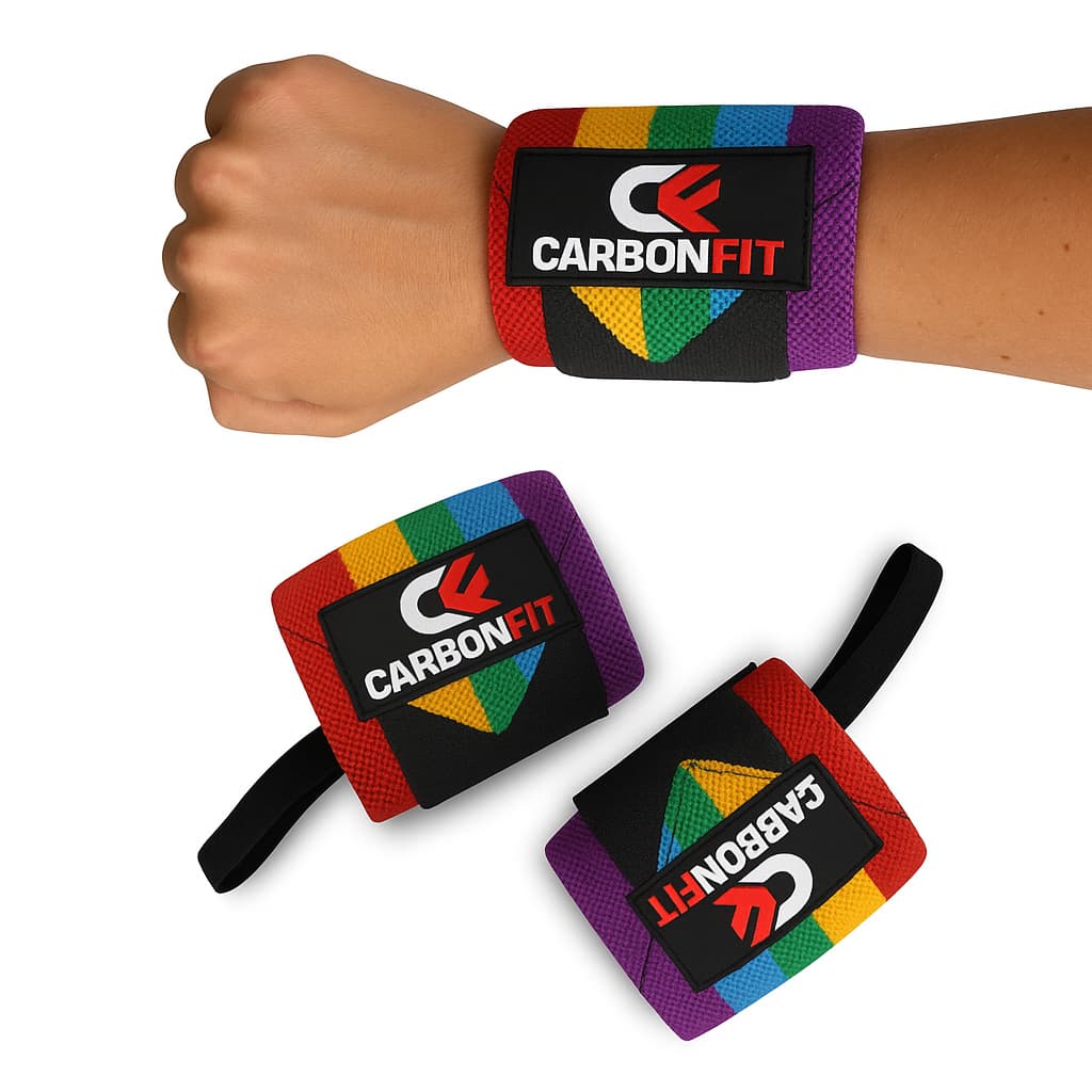 Par de Protetor CF De Punho Profissional Crossfit Munhequeira Pulso Musculação Academia