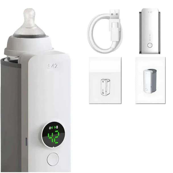 Aquecedor De Mamadeiras Portátil, Sem Fio Para Viagens