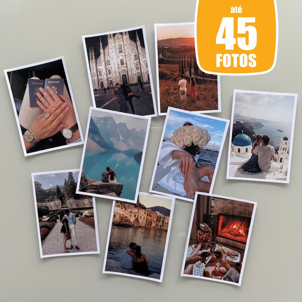 Kit Mini Fotos 9x7 de Alta Qualidade - Com Bordas