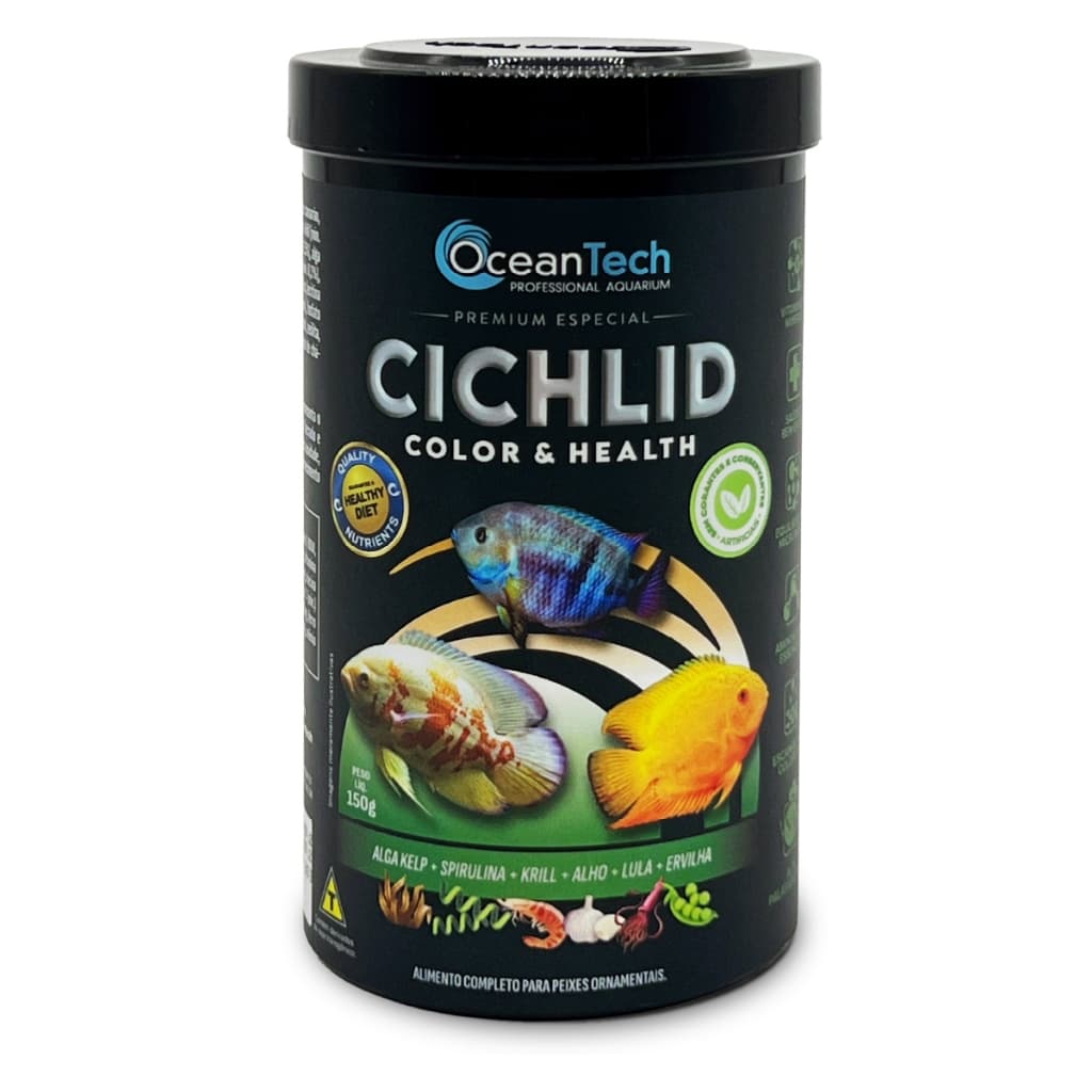 Ocean Tech - Cichlid Color Health Ração para Peixes