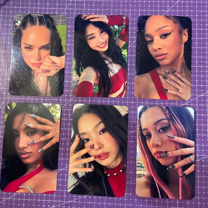 Photocard Katseye - Lollapalooza - Fanmade - Kpop