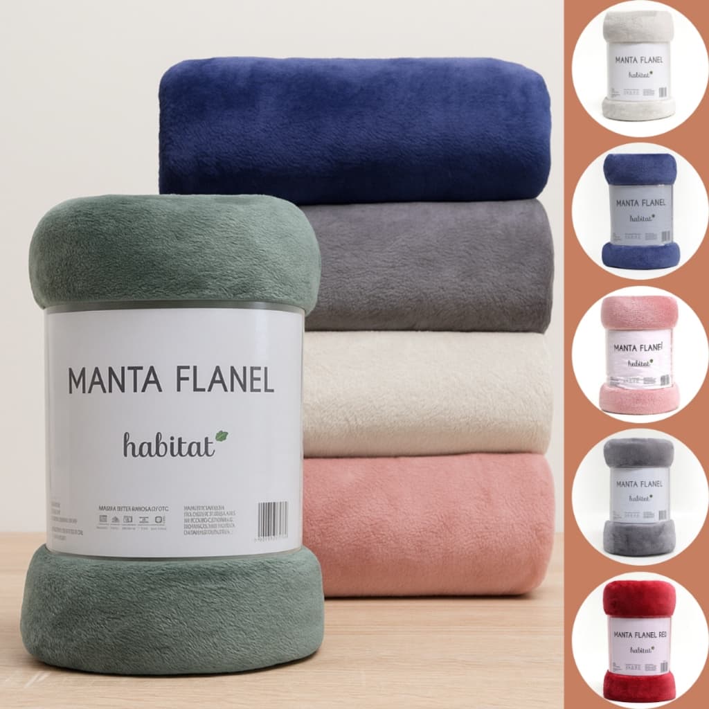 Manta de Microfibra Cobertor Casal Antialérgico Soft Extra Macio Flanel