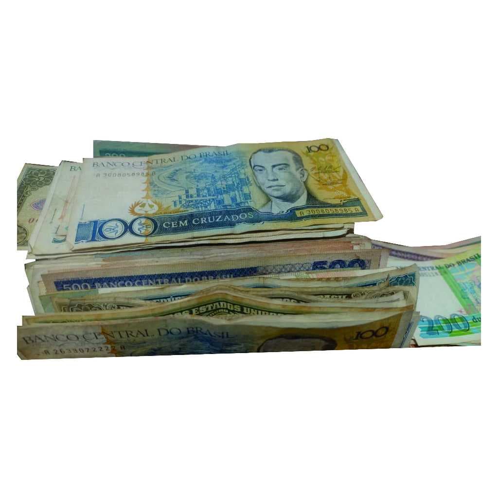 Lote com 10 cedulas nacionais MBC sem repetição