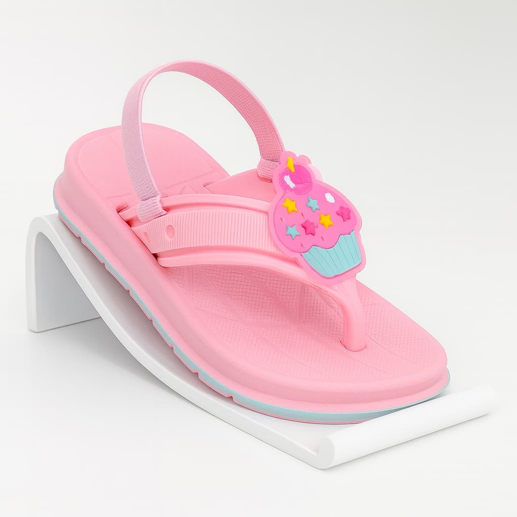 Chinelo infantil bebê menina feminino confortável macio antiderrapante com elástico lançamento