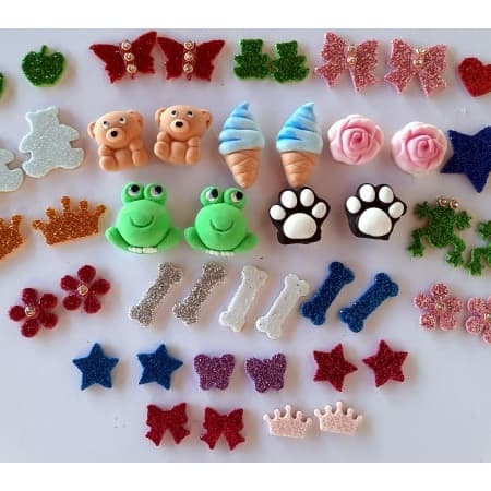 50 Adesivos Pet CAFUNÉ PEQ/MEDIO, pet shop, banho tosa, enfeites cães cachorros