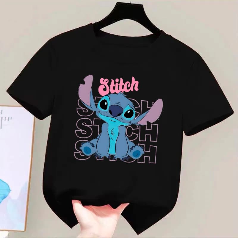 Camiseta Infantil Feminina Estampada De Algodão