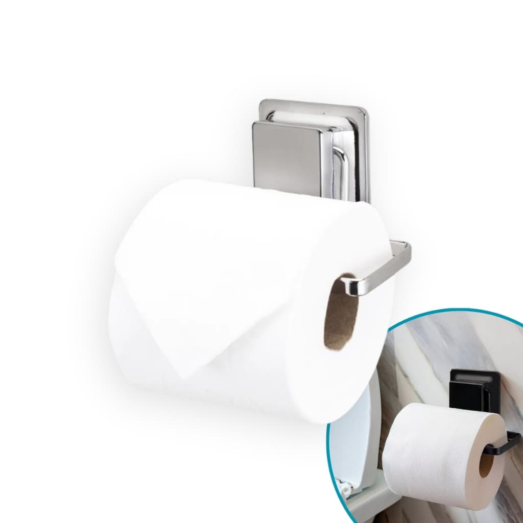 Suporte Porta Papel Higienico Papeleira com Ventosa Banheiro Arthi