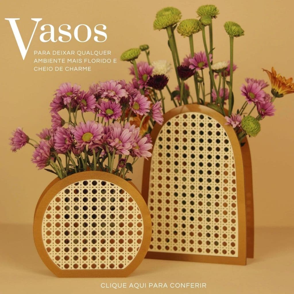Vasos Decorativos Para Flores Naturais e Artificiais Minimalista em Acrílico – Artesanal & Exclusivo