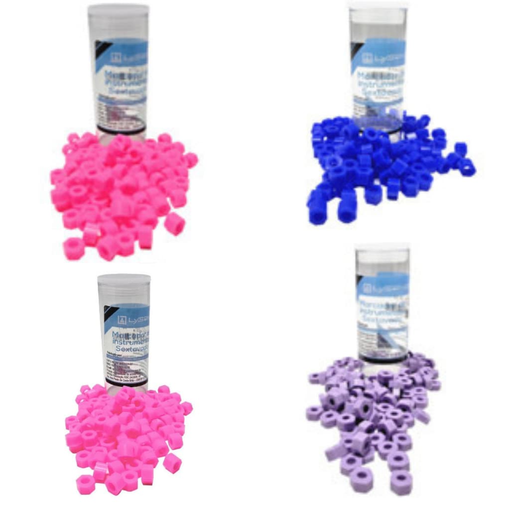 Marcador de Instrumentais Sextavado c/ 100 unidades - Lysanda