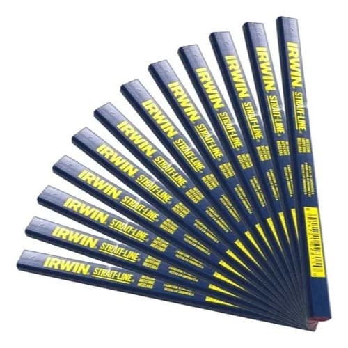 Kit 5 ou 10 und Lápis Carpinteiro e Marceneiro Azul Irwin