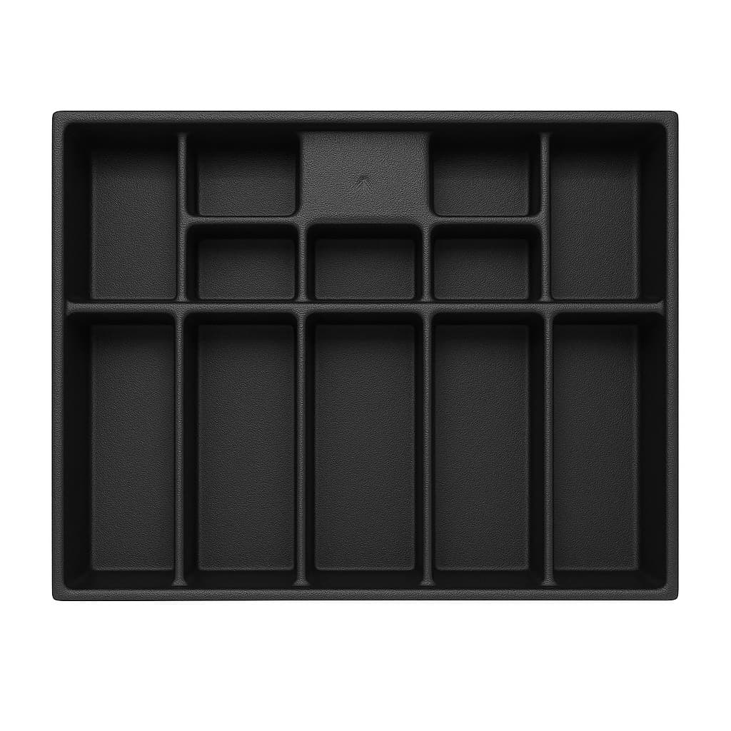 Gaveta Dinheiro Registradora Niqueleira 12 Divisórias Organizador Notas Moedas