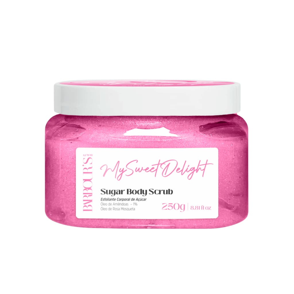 Esfoliante Corporal My Sweet Delight Barbour's Beauty 250g Fragrância Doce Sugar Body Scrub