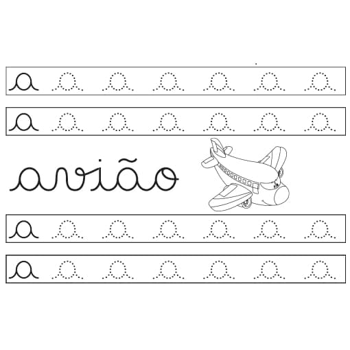 Kit 40 Atividades VOGAIS (a e i o u ) PONTILHADO Diferentes