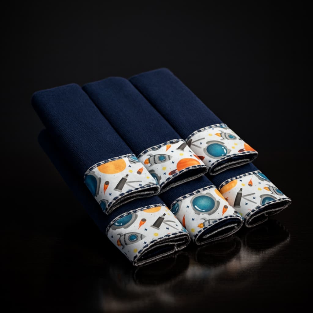 Kit 6 Toalhas De Ombro Bebê Sublimada Paninho De Boca Felpudo