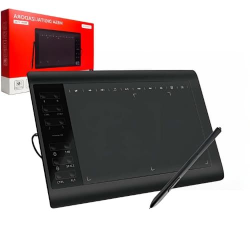 Mesa Digitalizadora 11,6'' Alta Precisão e Sensibilidade ao Toque Para Desenho e Edição