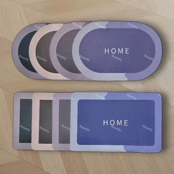 Kit2 ou 1pç Tapetes Antiderrapantes e Absorventes, Tapetes de Banheiro de Secagem Rápida e Capachos