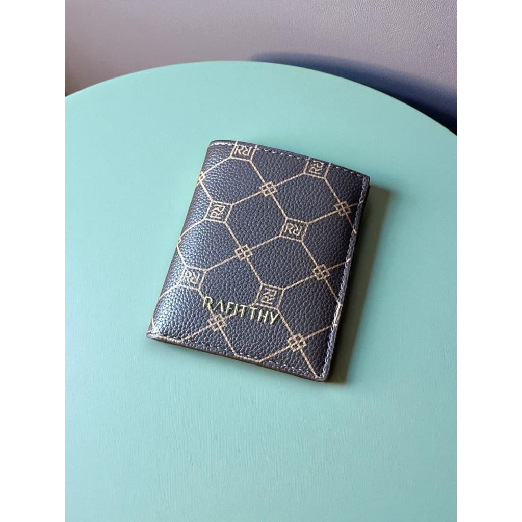 Carteira Feminina Rafitthy, Marrom, Dark Cacau, Dourado, Carteira de mão 28.25402A