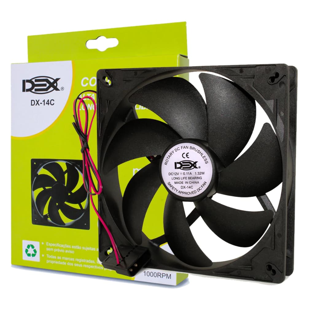 Fan Cooler 140x140x25 Micro Ventilador 12v 140mm Ventoinha