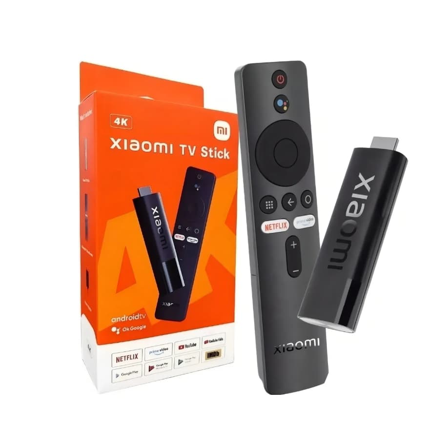 Xiaomi Mi Tv Stick 4k Tv Box Ultra Hd Uhd ,Cor Preto Tipo De Controle Remoto Padrão E Comando De Voz
