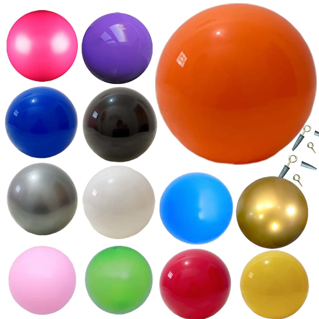 3 Bola De Vinil Grande Decoração Festa Evento Lisa 40cm