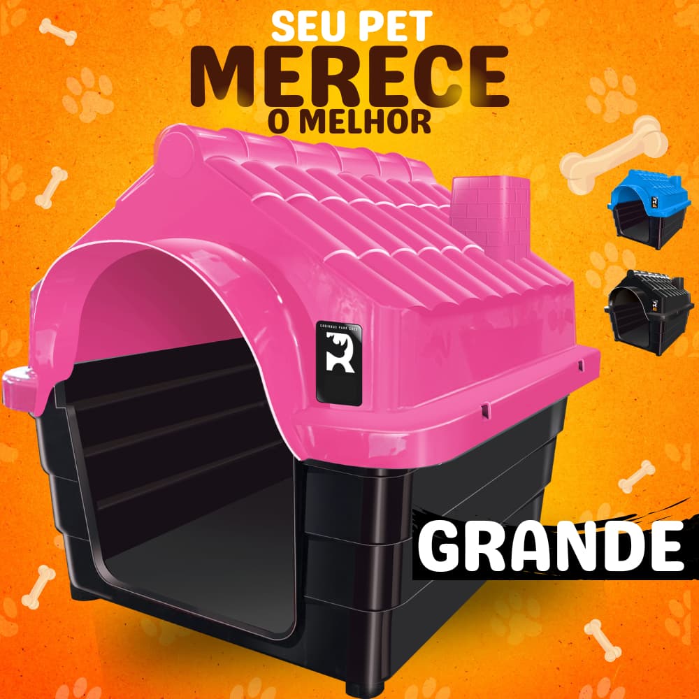 casinha de cachorro grande n 6 e n 5 casa pet Desmontável com proteção contra rios UV