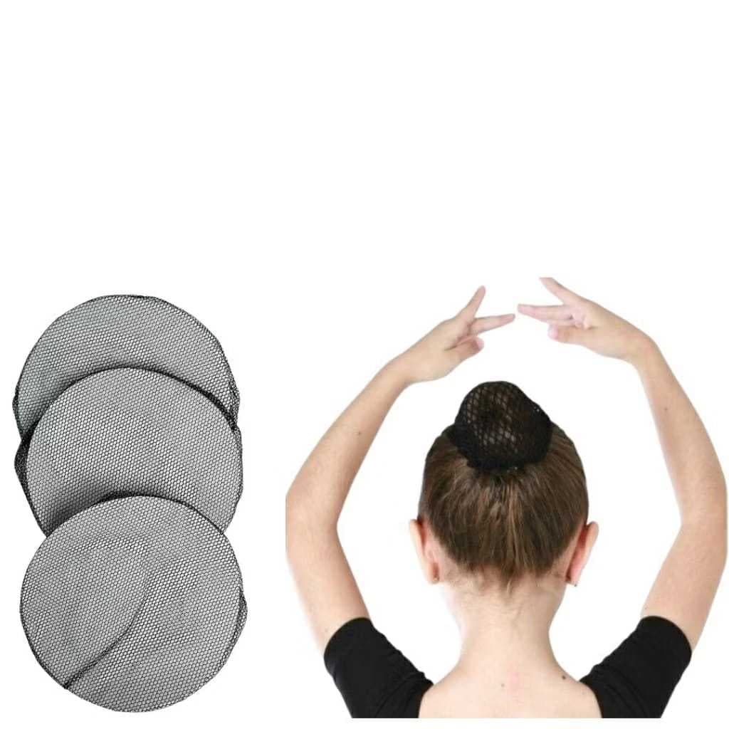 Kit 3 a 12un. Redinha Coque Bailarina Ballet Rede De Coque De Cabelo