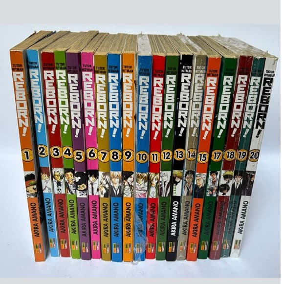 Mangá Tutor Hitman Reborn! - Volumes 1 ao 29 ( Lacrados )