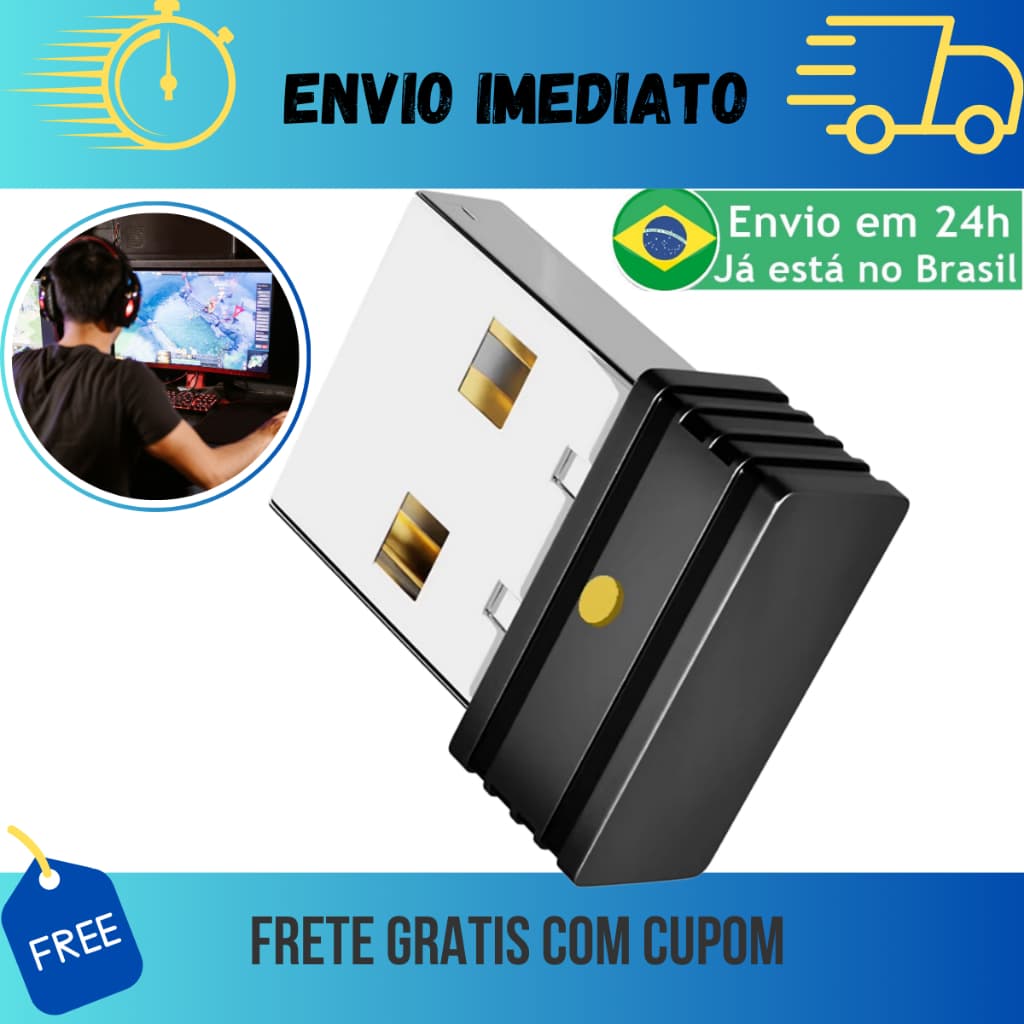 Mini Mouse Jiggler Simulador Movimento Usb Mexe Mouse Sozinh Preto