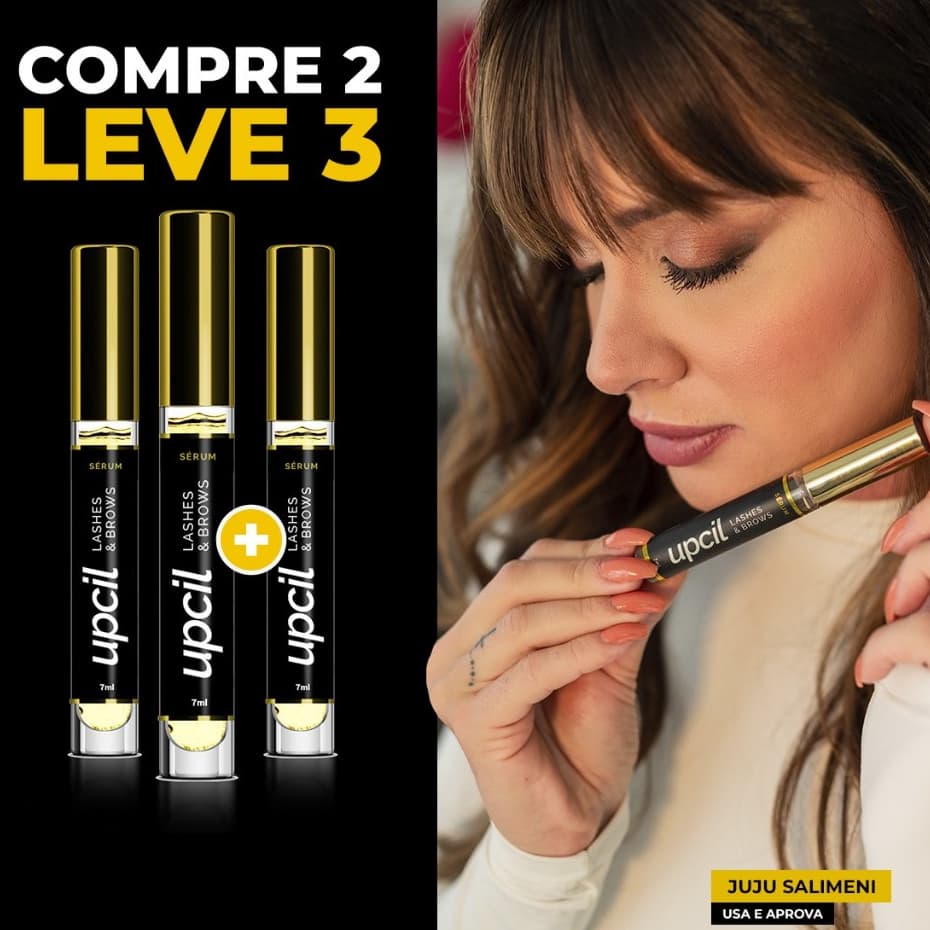 kit Sérum para Crescimento de Cílios e Sobrancelhas 1, 2 ou 3 UpCil - Original